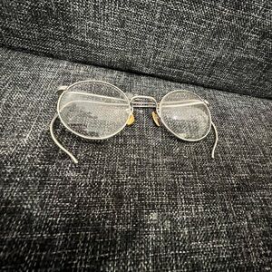 Vintage Silver Round Glasses